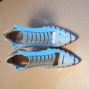 Women’s Liliana cage high heel shoe size 10 rear zip